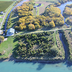 Grovetown Lagoon from above